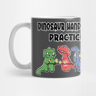 Dinosaur Handbell Practice Cute Dinos With Text Mug